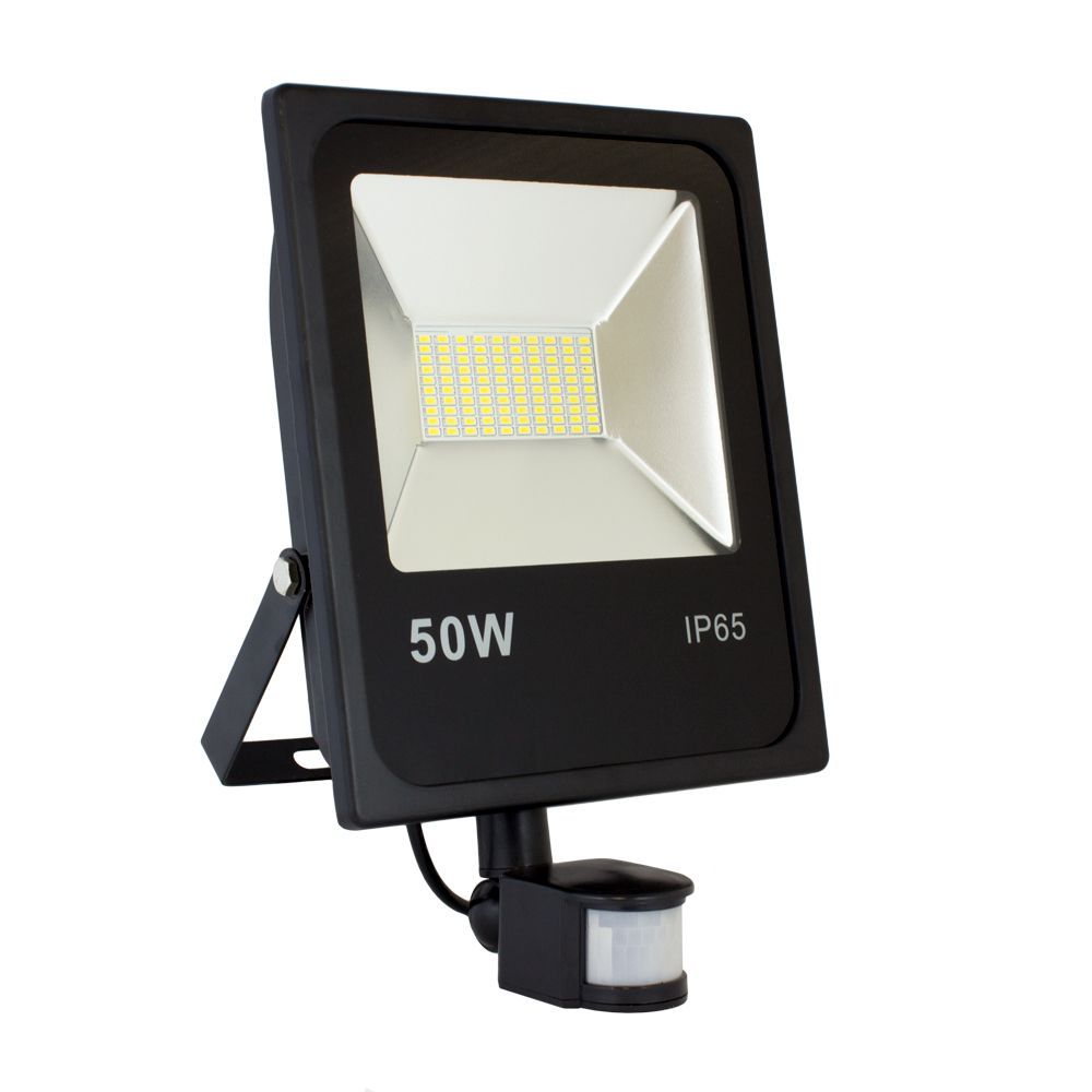 Comprar Foco led de 50W con sensor de movimiento y de luz - Damia Solar
